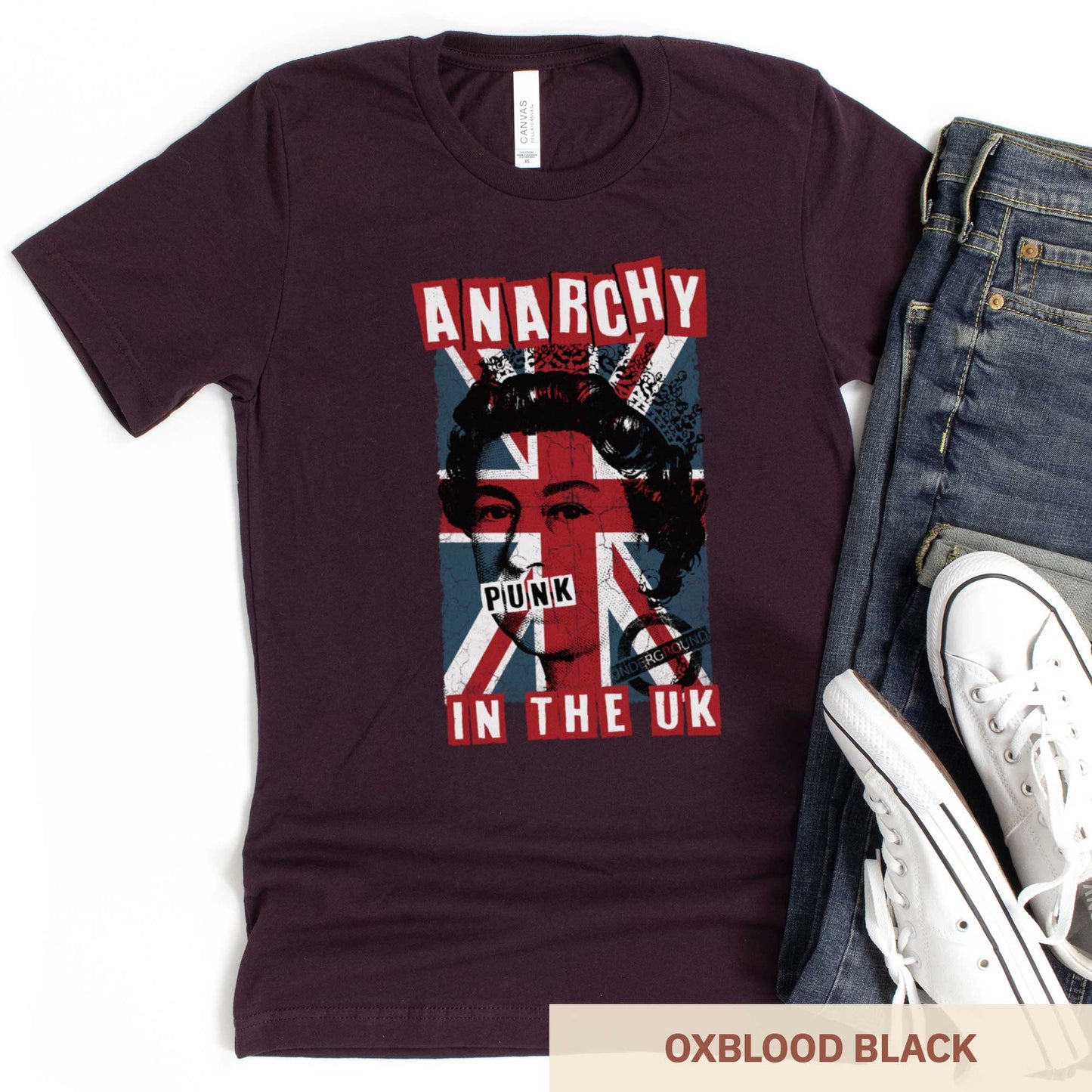 Anarchy in the UK - Adult Unisex Jersey Crew Tee