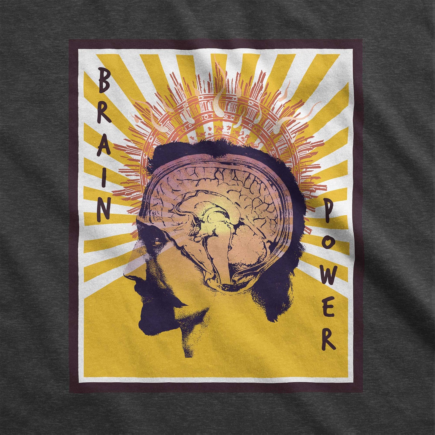 Brain Power - Adult Unisex Sponge Fleece Full-Zip Hoodie