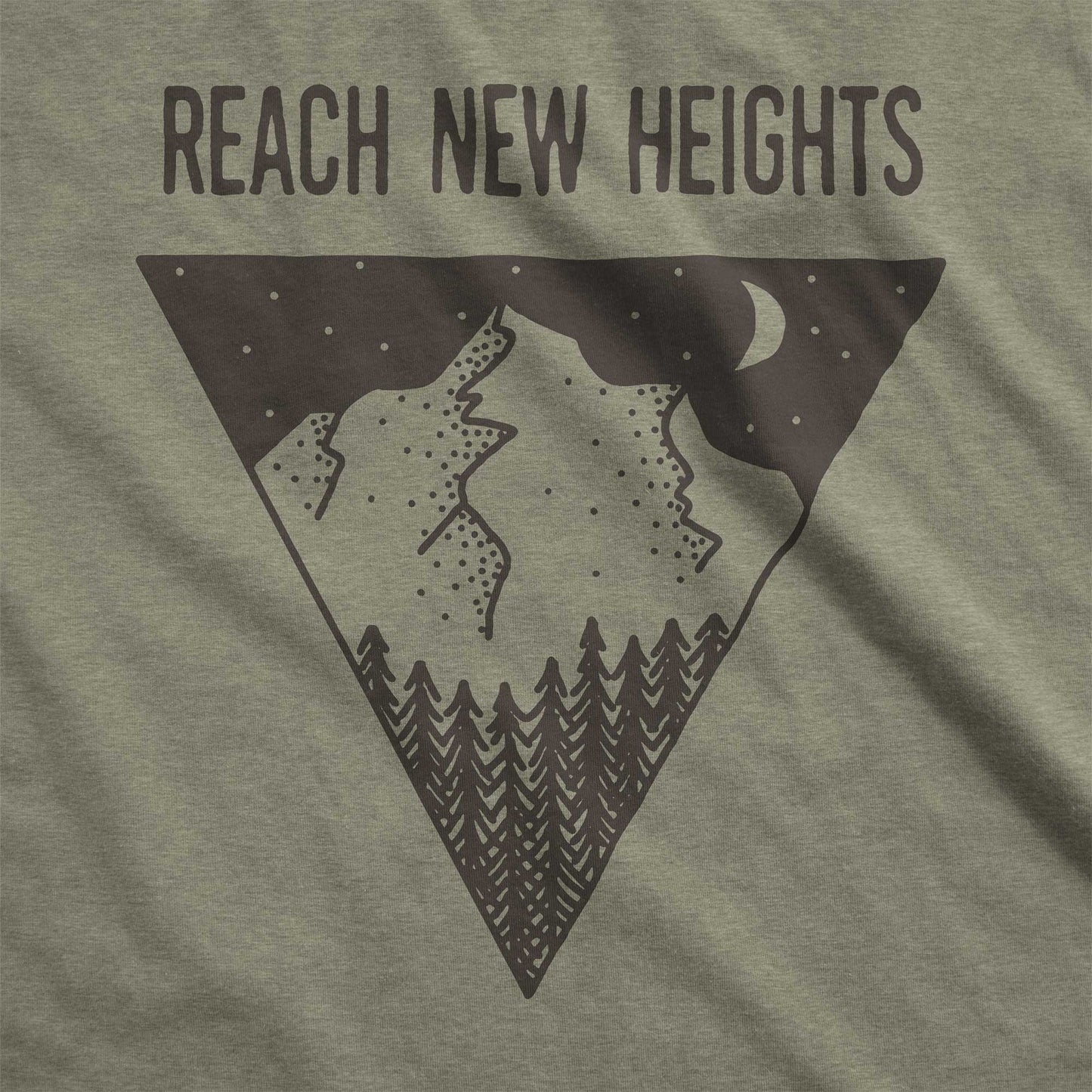 Reach New Heights - Adult Unisex Jersey Crew Tee
