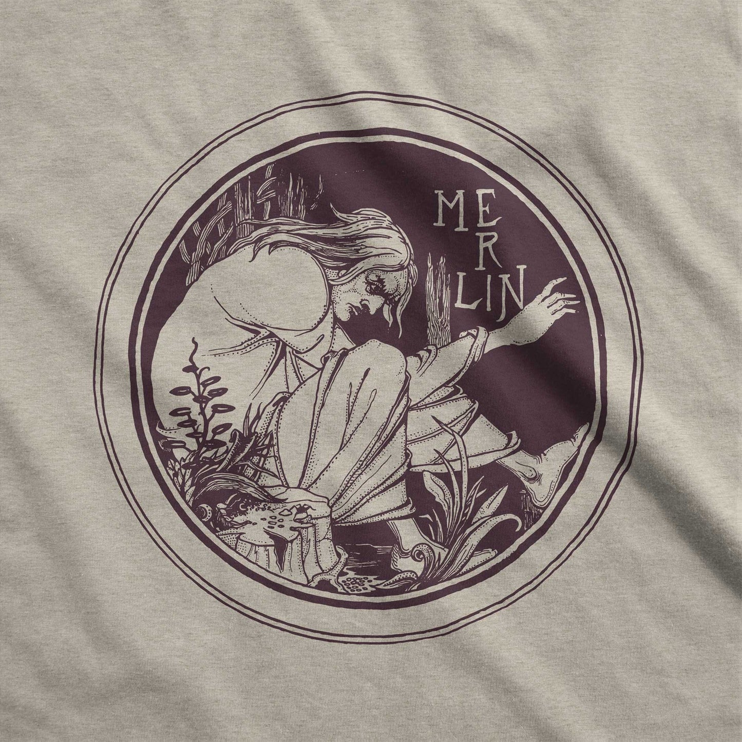 King Arthur Merlin the Magician - Adult Unisex Jersey Crew Tee