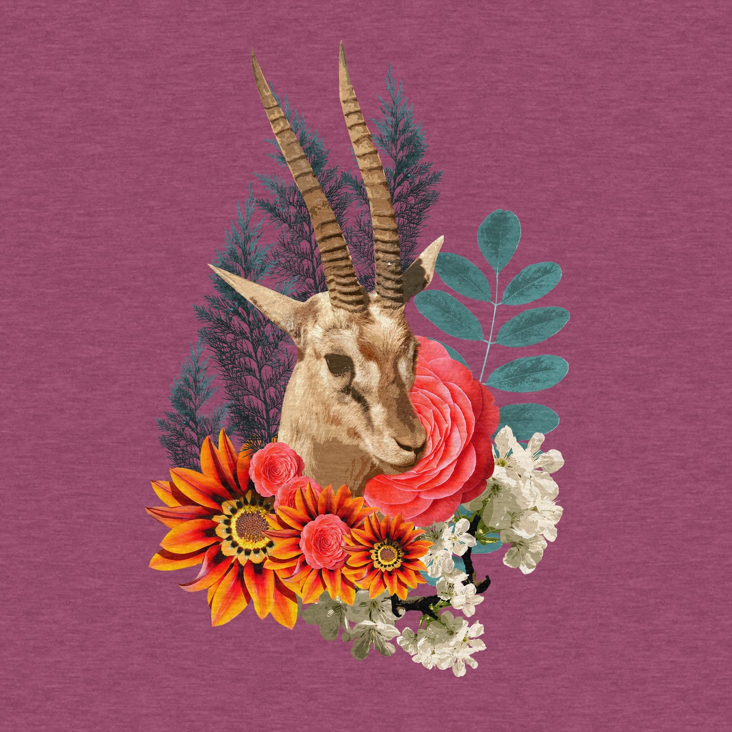 Beautiful Antelope - Women's Cotton V-Neck Tee