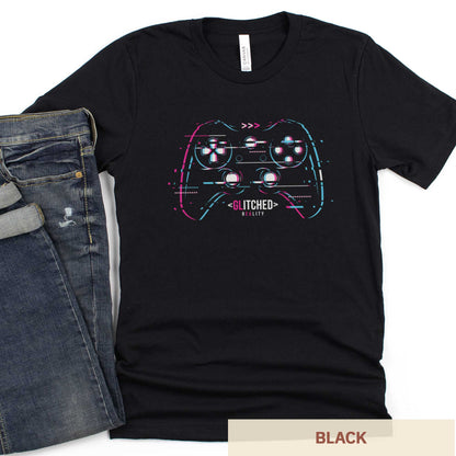Glitched Reality - Adult Unisex Jersey Crew Tee