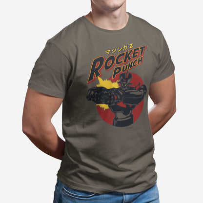 Rocket Punch Battle Robot - Adult Unisex Jersey Crew Tee