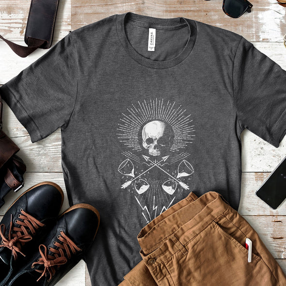 Skull Momento Mori - Adult Unisex Jersey Crew Tee