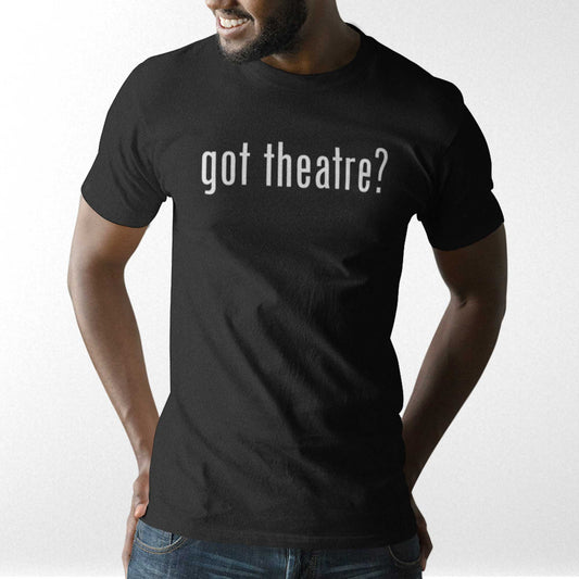 got theatre? - Adult Unisex Jersey Crew Tee