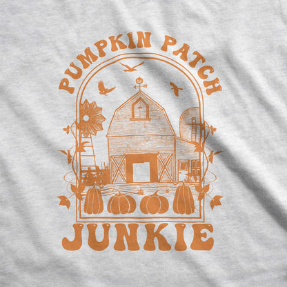 Pumpkin Patch Junkie - Adult Unisex Jersey Crew Tee