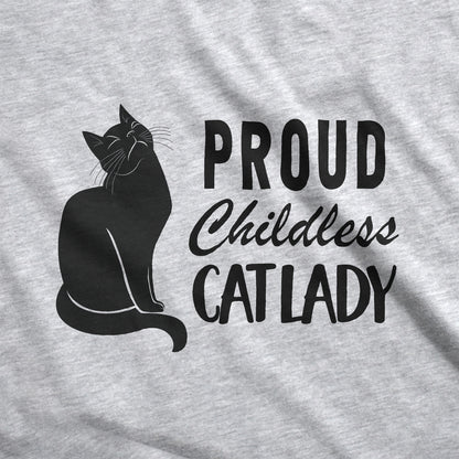 Proud Childless Cat Lady - Adult Unisex Jersey Crew Tee