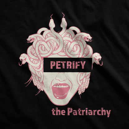 Petrify the Patriarchy, Medusa - Women’s Flex Scoop Neck Tee