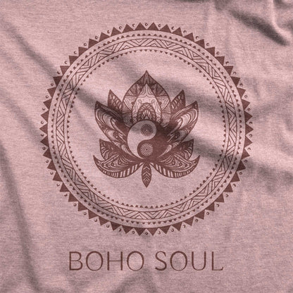 Boho Soul Mandala - Women's Triblend Racerback Tank