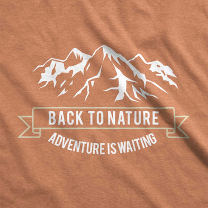 Back to Nature - Adult Unisex Jersey Crew Tee