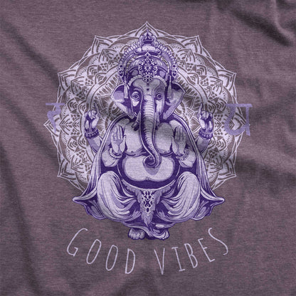 Ganesha Good Vibes - Women's Triblend Racerback Tank