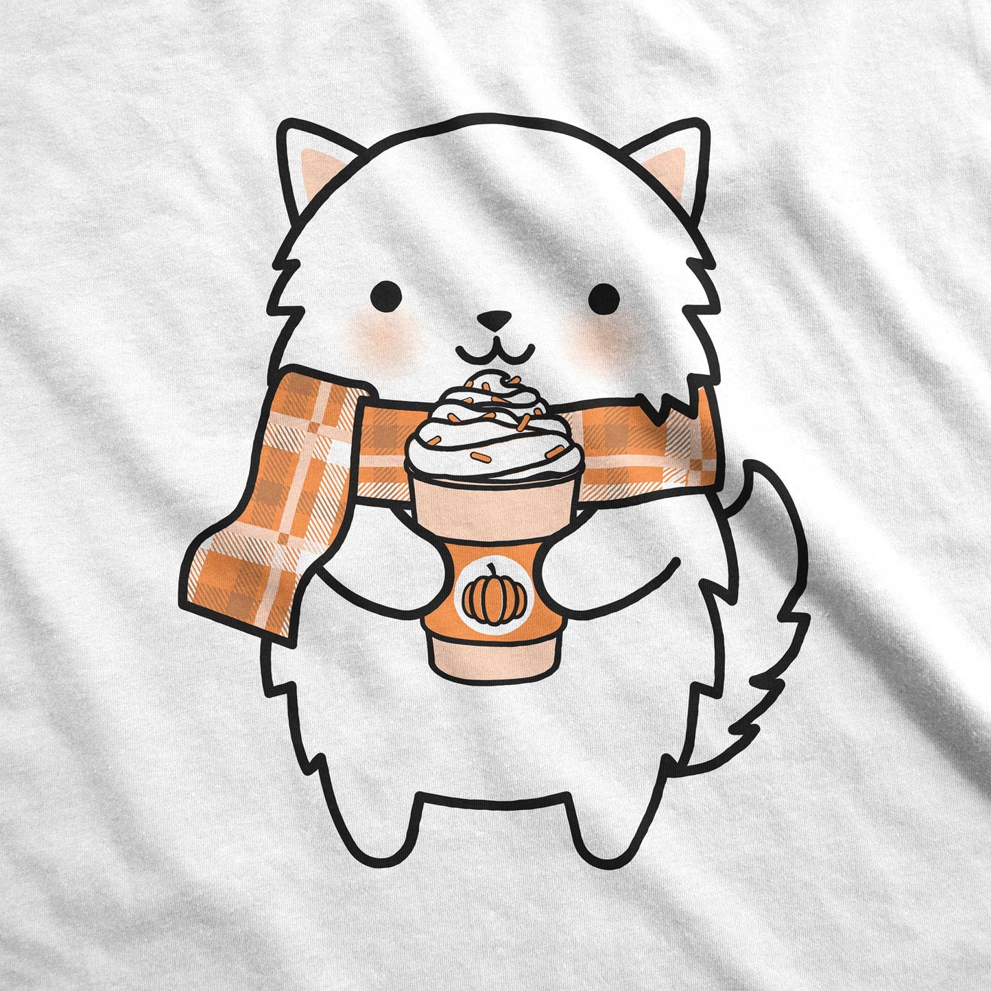 Pumpkin Spice Cat - Adult Unisex Long Sleeve Tee