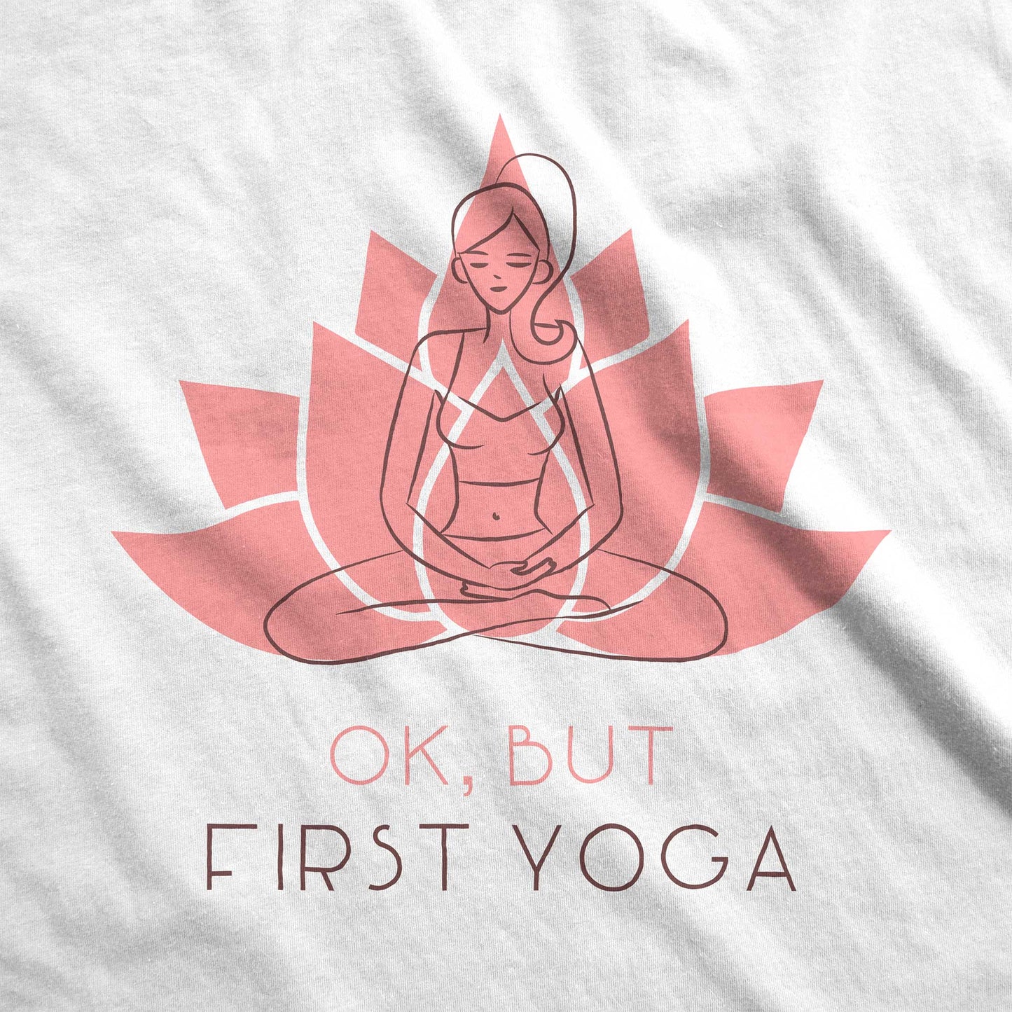 Yoga First, Lotus Pose - Women’s Flex Scoop Neck Tee