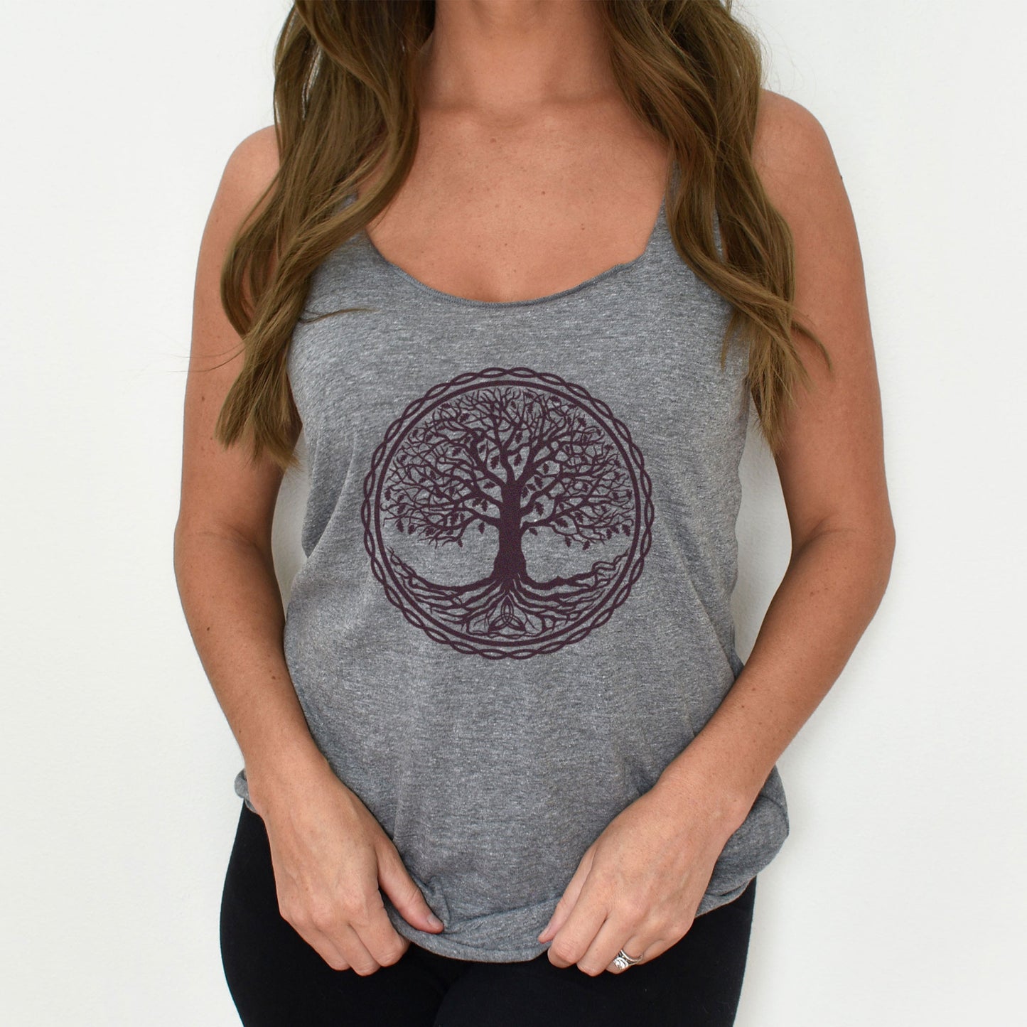 Tree of Life - Women's Triblend Racerback Tank
