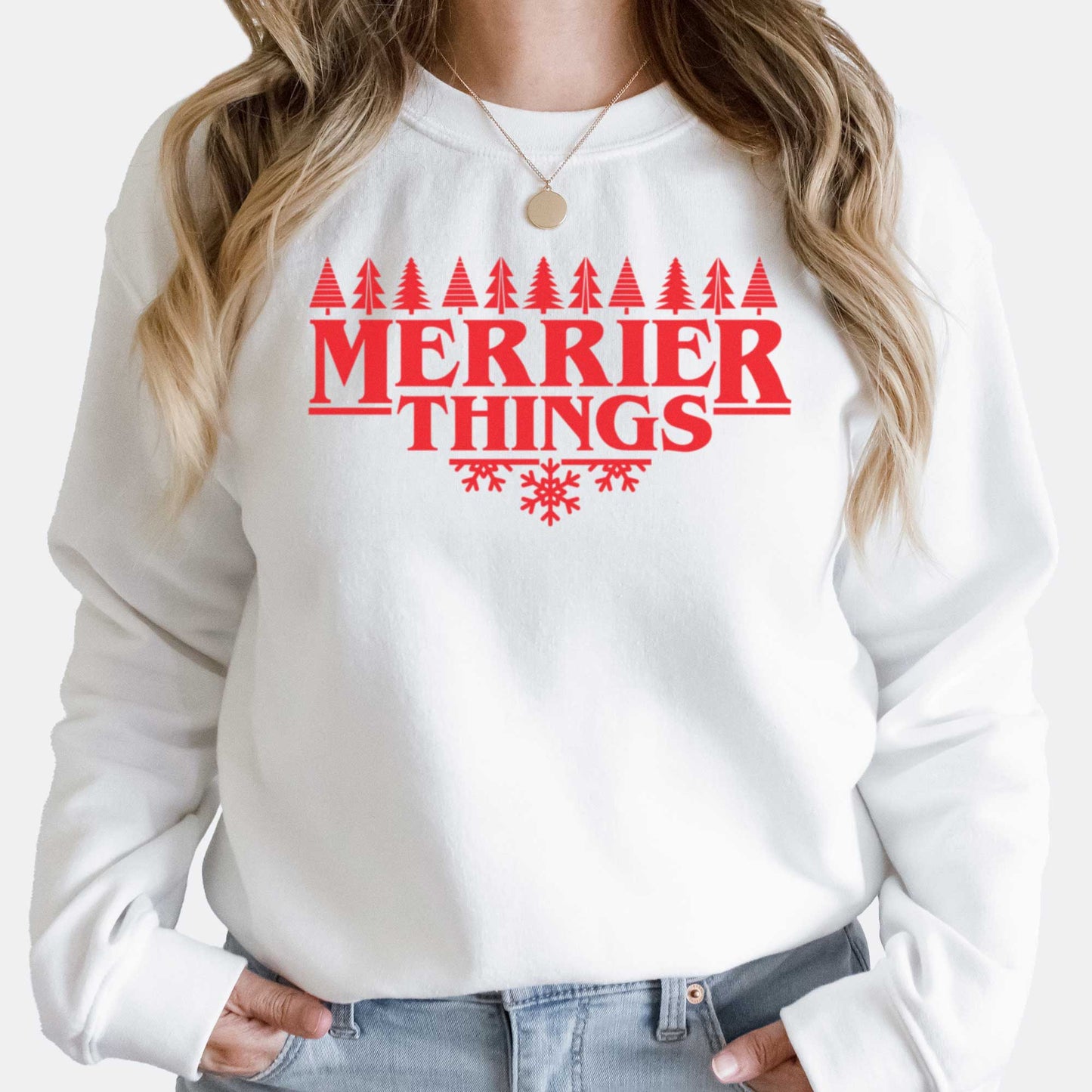 Merrier Things - Adult Unisex Fleece Sweatshirt