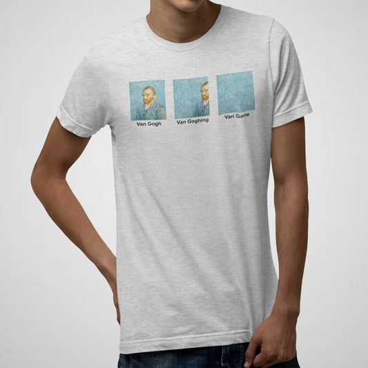 Van Gogh, Van Going, Van Gone - Adult Unisex Jersey Crew Tee