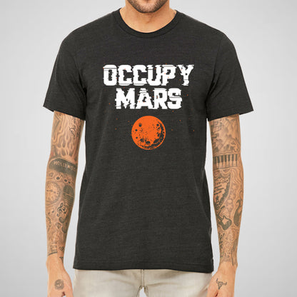Occupy Mars - Adult Unisex Jersey Crew Tee