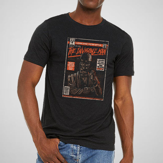 The Invisible Man, Comic Book, Sci-fi - Adult Unisex Jersey Crew Tee