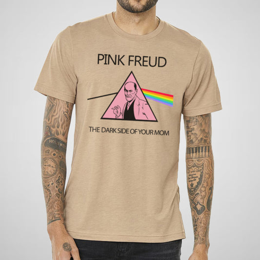 Pink Freud Dark Side of Your Mom - Adult Unisex Jersey Crew Tee