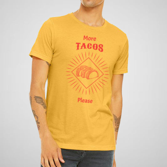 More Tacos Please - Adult Unisex Jersey Crew Tee