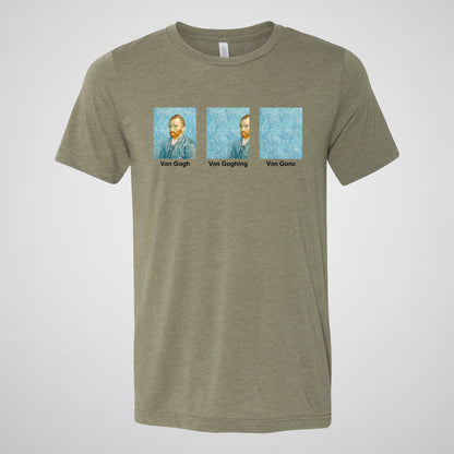 Van Gogh, Van Going, Van Gone - Adult Unisex Jersey Crew Tee