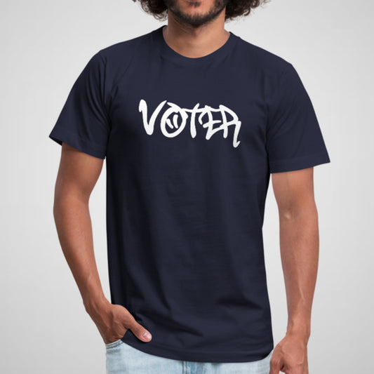 Voter, Election Day, Politics - Adult Unisex Jersey Crew Tee