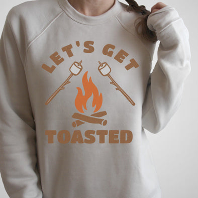 Let's Get Toasted - Adult Unisex Sponge Fleece Sweatshirt