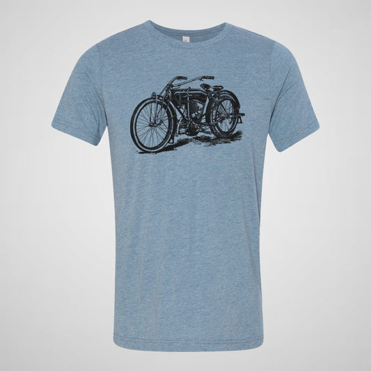 Vintage Bicycle, Illustration - Adult Unisex Triblend Tee