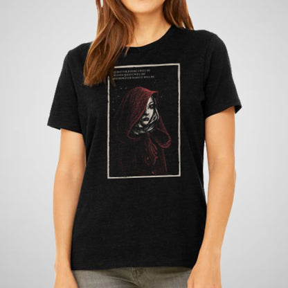 Fearless, Inspirational, Illustration - Women's Relaxed Cotton/Poly Tee