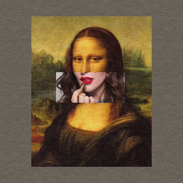 Mona Lisa Lollipop - Adult Unisex Jersey Crew Tee