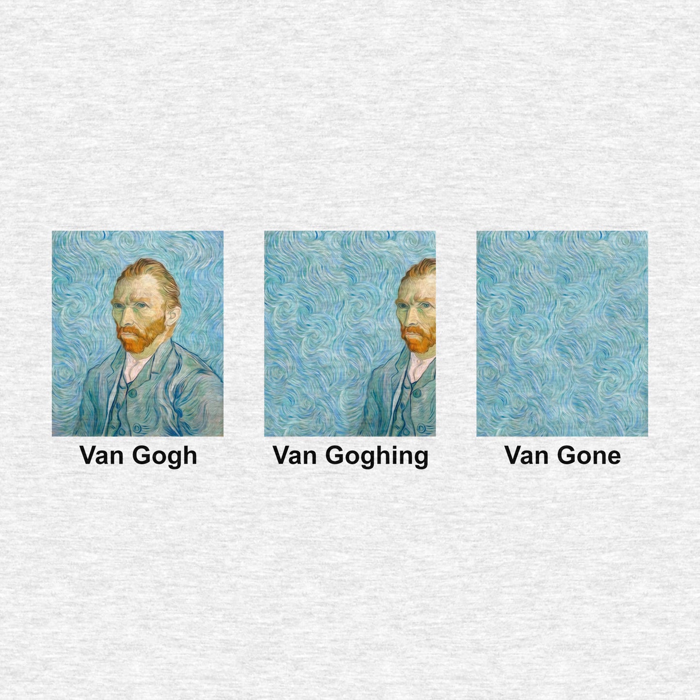 Van Gogh, Van Going, Van Gone - Adult Unisex Jersey Crew Tee
