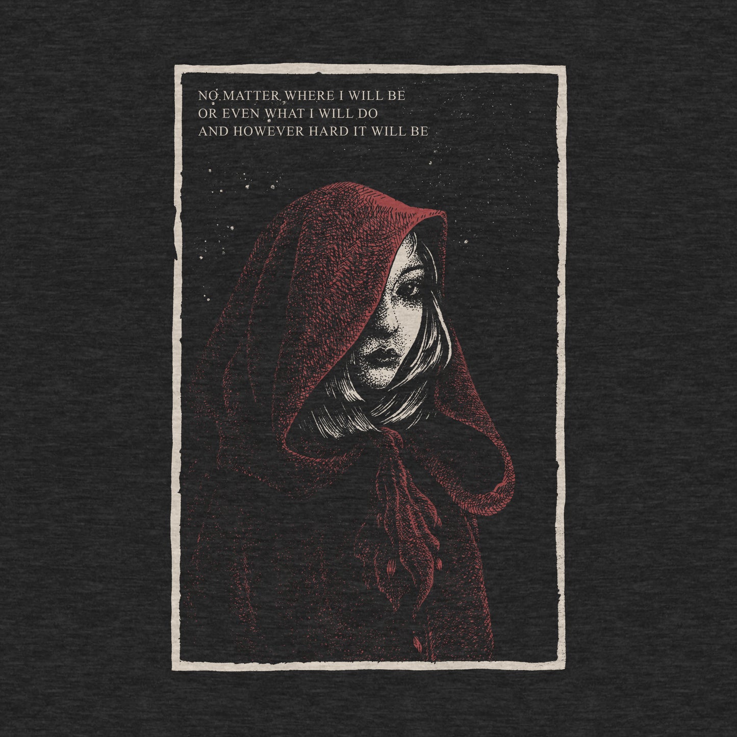 Fearless, Inspirational, Illustration - Women's Relaxed Cotton/Poly Tee
