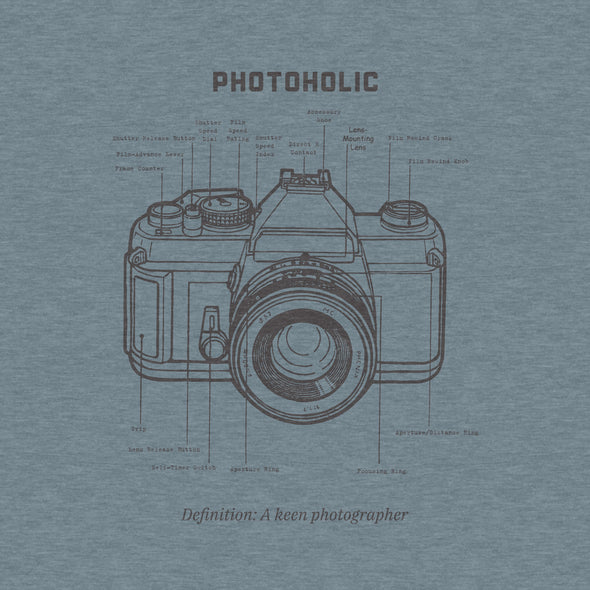 Photoholic, Definition, Camera - Adult Unisex Triblend Tee