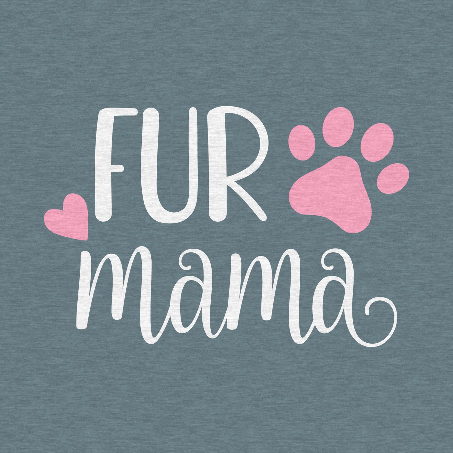 Fur Mama - Adult Unisex Sponge Fleece Full-Zip Hoodie