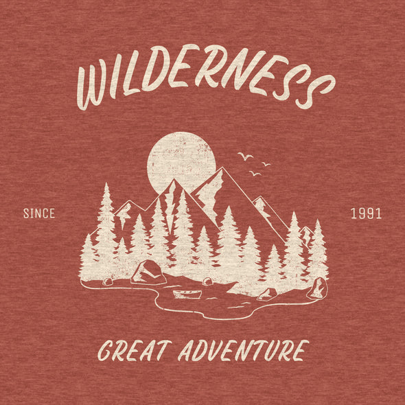 Wilderness Great Adventure - Adult Unisex Cotton/Poly Fleece Hoodie