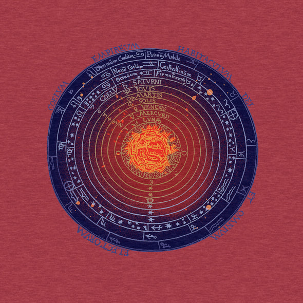 The Cosmos, Universe Schematic - Women's Cotton/Poly Scoop Tee