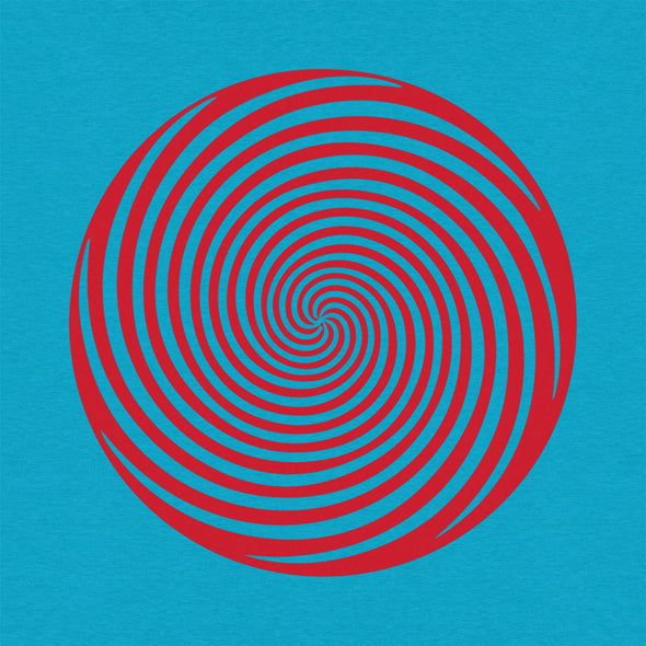 Hypnotic Spiral, Optical Illusion - Men's Cotton Tee