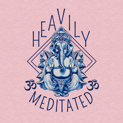 Heavily Meditated, Ganesha - Women’s Flex Scoop Neck Tee