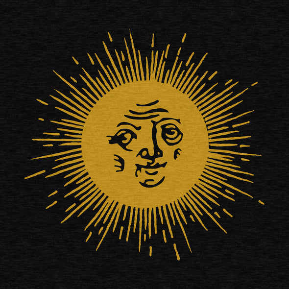 Golden Sun, Medieval Woodcut - Men's Cotton/Poly Tee
