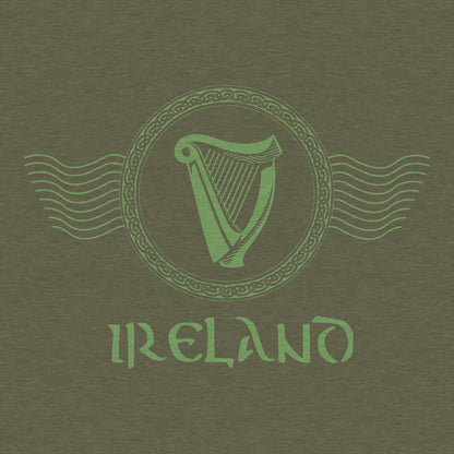 Ireland Harp - Men's Cotton/Poly Tee