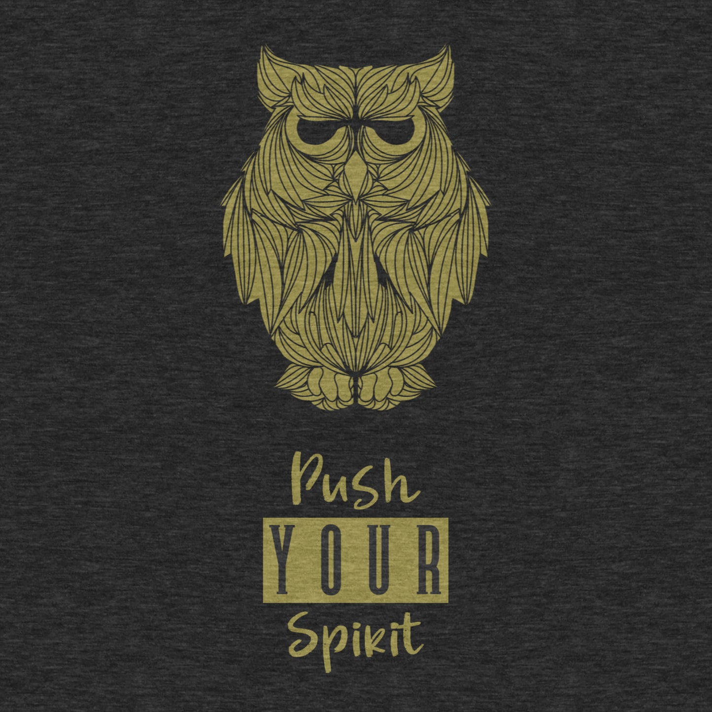 Push Your Spirit - Women's Triblend Racerback Tank