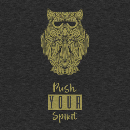 Push Your Spirit - Women's Triblend Racerback Tank