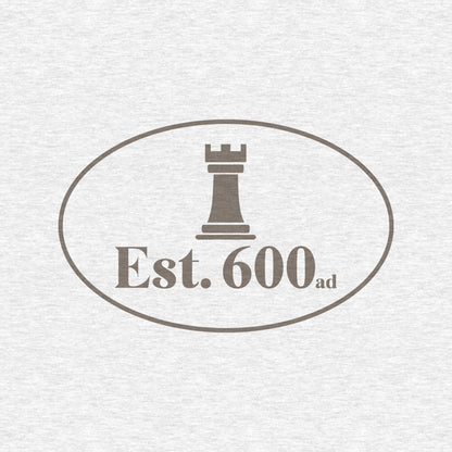 Chess Est. 600 AD - Adult Unisex Triblend Raglan Tee