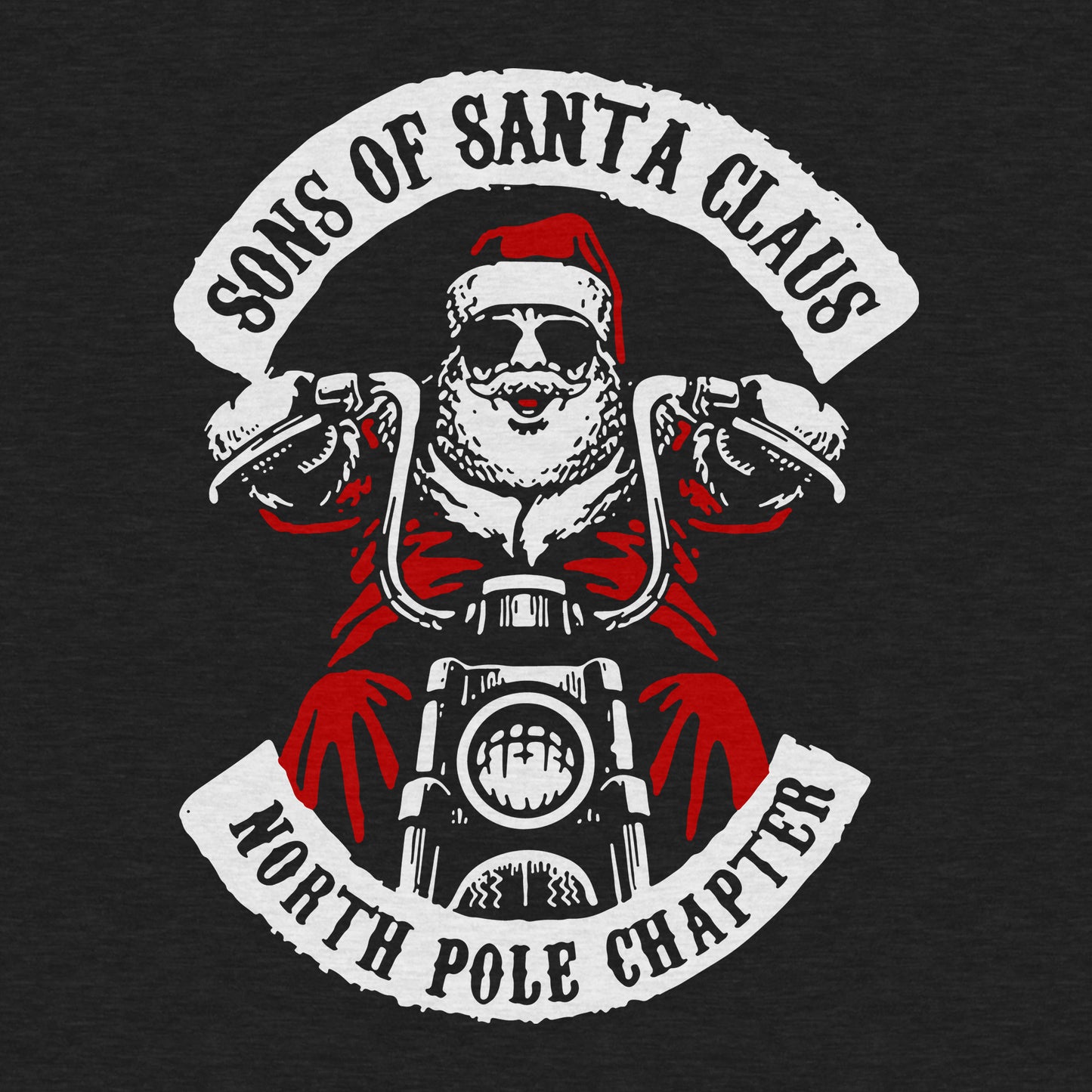 Sons of Santa Claus, Xmas, Funny - Adult Unisex Jersey Crew Tee