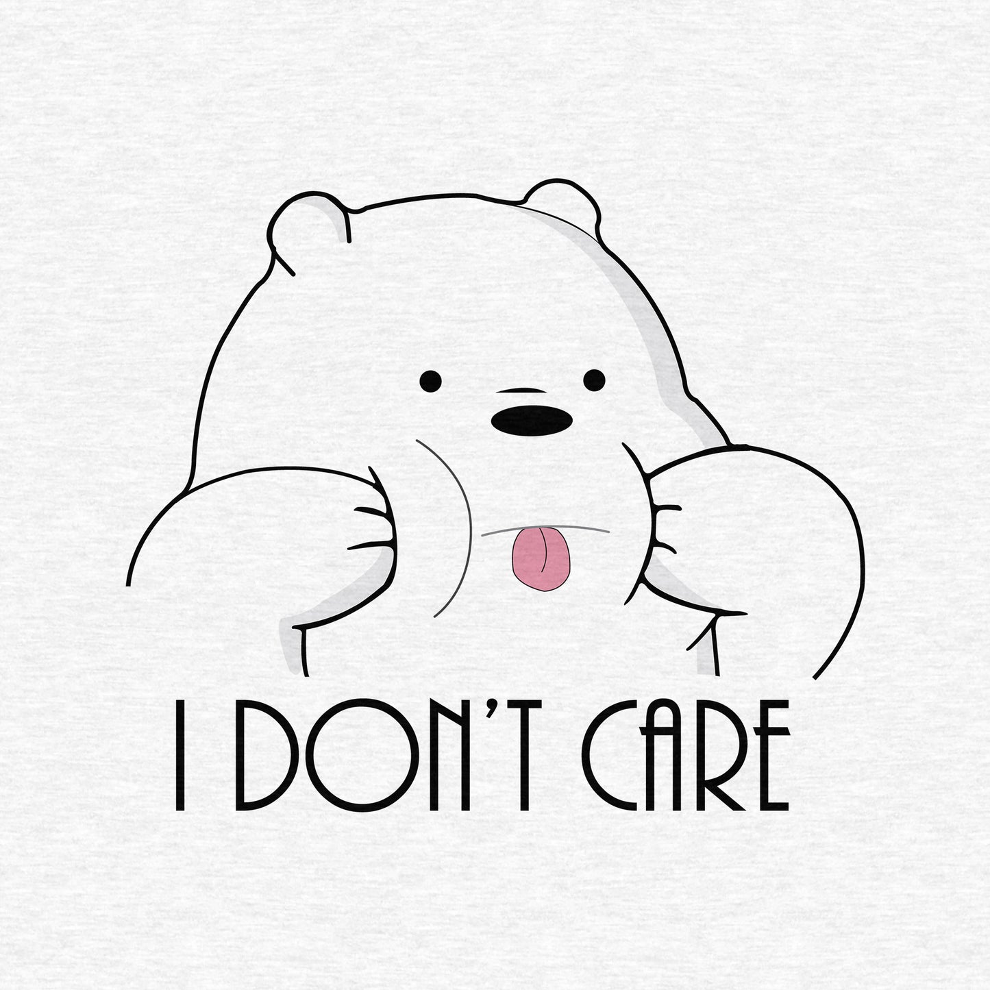 I Don't Care Bear - Women’s Flex Scoop Neck Tee