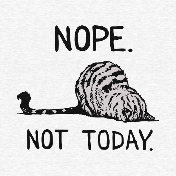 Nope, Not Today, Funny - Women's Relaxed Cotton Tee