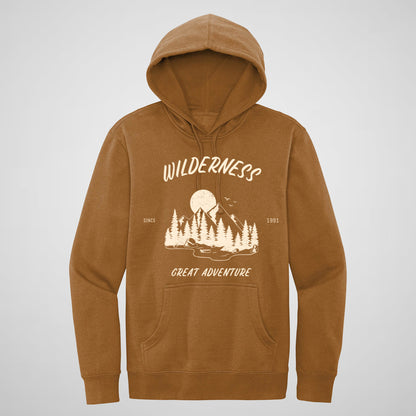 Wilderness Great Adventure - Adult Unisex Cotton/Poly Fleece Hoodie