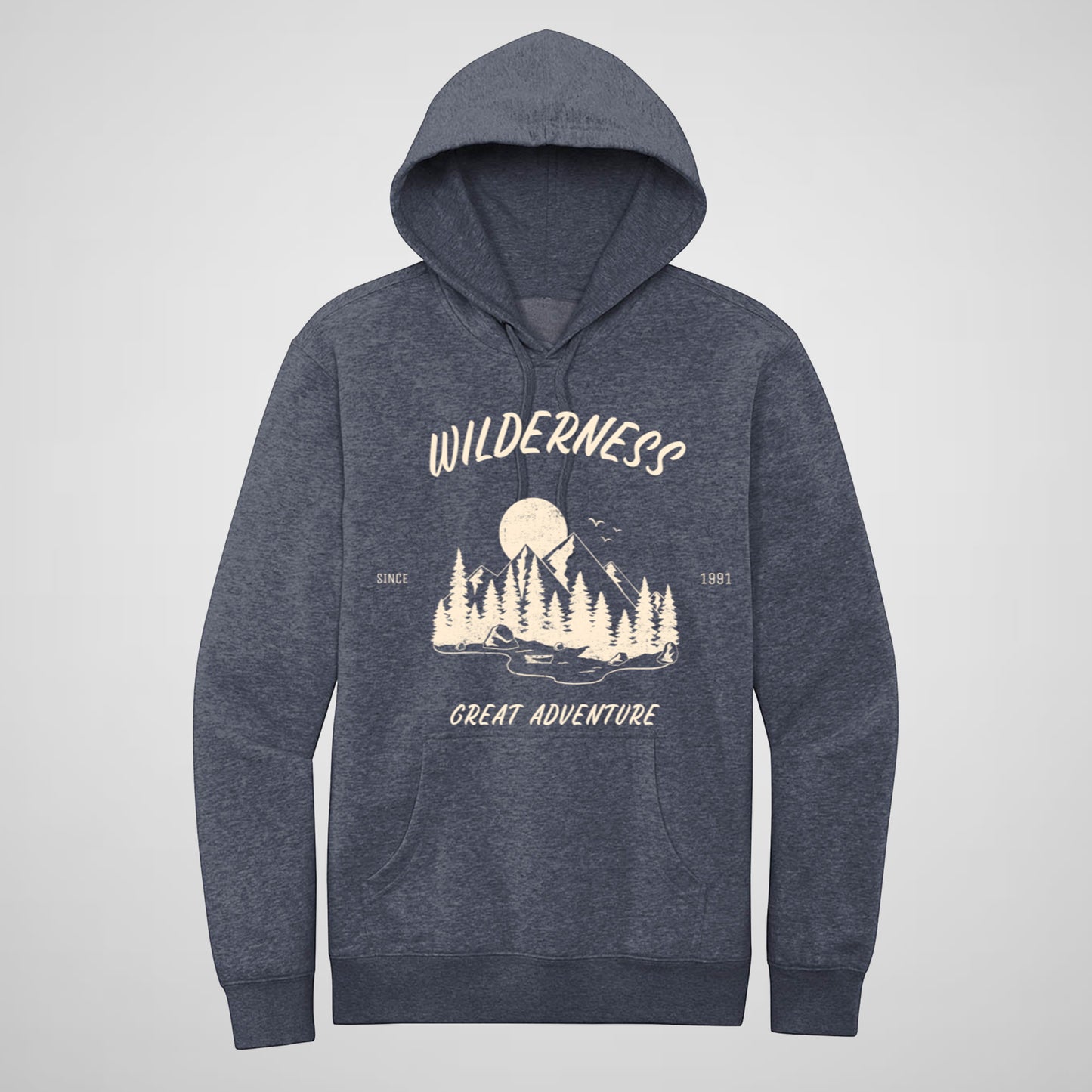 Wilderness Great Adventure - Adult Unisex Cotton/Poly Fleece Hoodie