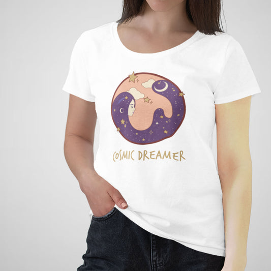 Cosmic Dreamer - Women’s Flex Scoop Neck Tee