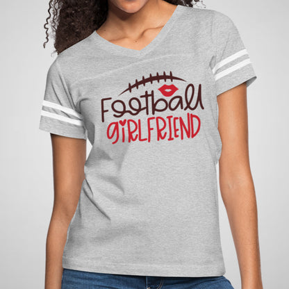 Football Girlfriend - Women’s Cotton/Poly Football Tee